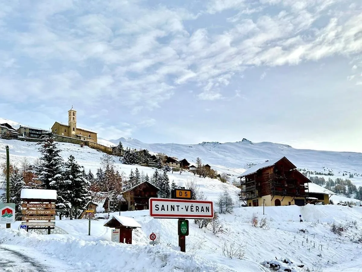 Casa-La Carotto Apart In Chalet Saint Veran Lägenhet Saint-Vérand